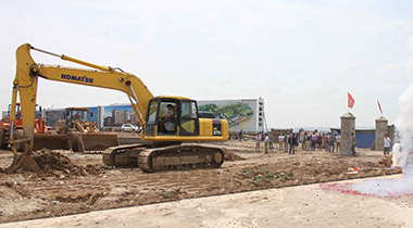 基泰涇河新城辦公樓開(kāi)工儀式圓滿成功